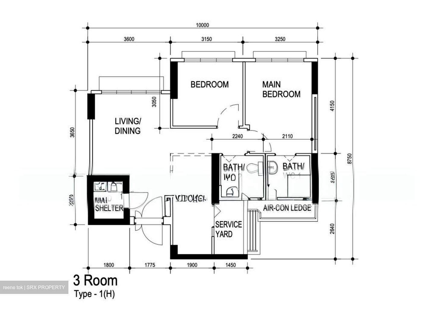 Blk 467C West Plains @ Bukit Batok (Bukit Batok), HDB 3 Rooms #578971881